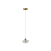 Lindby - Piatra Hanglamp Amber/Geel Koper