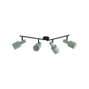 Lindby - Ovelia 4 Plafondlamp Green/Black
