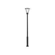 Lucande - Elario LED Parklamp H222 Zwart