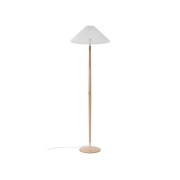 Lucande - Ellorin Vloerlamp White/Wood