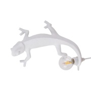 SELETTI - Chameleon Left-Going Up Wandlamp Wit