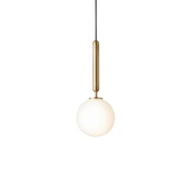 Nuura Aps - Miira 1 Hanglamp Brass/Opal White Nuura