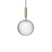 Nuura Aps - Miira 1 Hanglamp Large Brass/Optic Clear Nuura