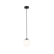 Paulmann - Gove LED hanglamp IP44 mat zwart/satijn