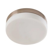 Lindby - Amilia Plafondlamp Ø18 Opal/Nickel