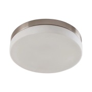 Lindby - Amilia Plafondlamp Ø30 Opal/Nickel