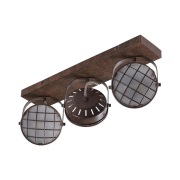 Lindby - Tamin 3 Plafondlamp Rust/White