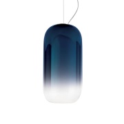 Artemide - Gople Hanglamp Blue Sapphire/Black