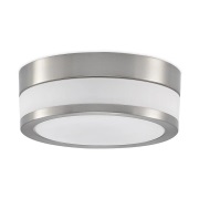 Lindby - Flavi plafondlamp opaal/nikkel