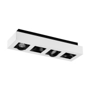 Arcchio - Vince 4 Plafondlamp Wit/Zwart