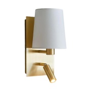 Lindby - Aiden Wandlamp White/Brass