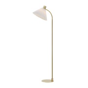 Markslöjd - Mira Vloerlamp Geborsteld Geel Koper/Wit