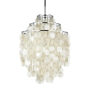 Verpan - Fun 1DM hanglamp, chroom, parelmoer
