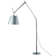 Artemide - Tolomeo Mega Staande Lamp Ø320 Grijs Satijn/Zwart