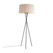 Santa & Cole - Trípode G5 Vloerlamp Black/Natural