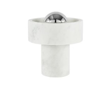 Tom Dixon - Stone Portable tafellamp Silver