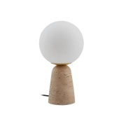 Lindby - Kirstan Taffellamp Beige/Wit