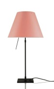 Luceplan - Costanza Tafellamp met Dimmer Zwart/Edgy Pink
