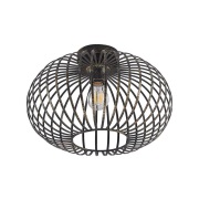 Lindby - Rosalea plafondlamp zwart/messing