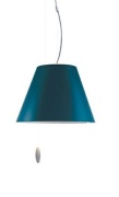 Luceplan - Costanzina Hanglamp Petroleum Blue