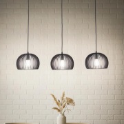 Lindby - Jusra 3 Hanglamp Black