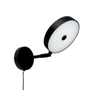 Dyberg Larsen - Starlight LED wandlamp, zwart, Ø 14 cm