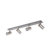 Lindby - Joffrey 4 Plafondlamp L80 Nickel