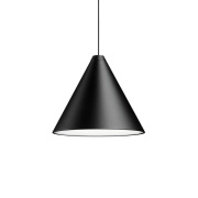 FLOS - String Light Cone 12 m zwart Soft Touch dimbaar Aansluiting all...