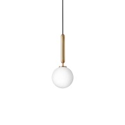 Nuura Aps - Miira 1 Hanglamp Brass/Opal White Nuura