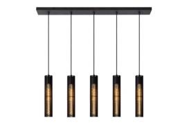 Lucide Lionel - hanglamp - 100 x 11 x 180 cm - zwart