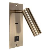 Projectlight Victoria USB - inbouw wandverlichting - 8 x 16 x 16 cm - ...