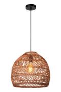 Lucide Moloko - hanglamp - Ø 40 x 165 cm - rotan