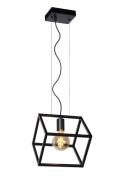 Lucide Fabian - hanglamp - 25 x 28 x 161 cm - zwart