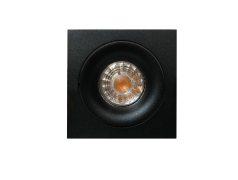 Artdelight Alice - inbouwspot - 90 x 90 mm, 80 x 80 mm inbouwmaat - zw...