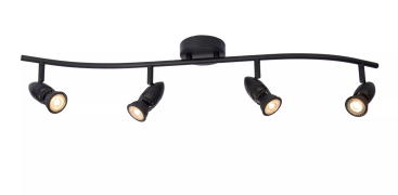 Lucide Caro - opbouwspot -78 x 9 x 13 cm - zwart