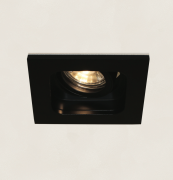 Artdelight Moggio - inbouwspot - 100 x 100 mm, Ø 89 mm inbouwmaat - zw...