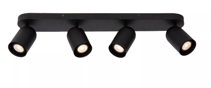 Lucide Punch - opbouwspot - 63 x 10 x 9,5 cm - zwart