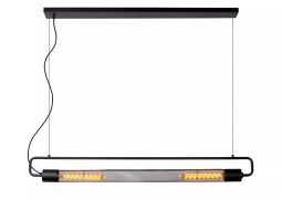 Lucide Calixt - hanglamp - 122 x 10 x 150 cm - zwart