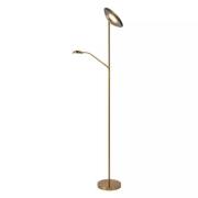 Lucide Zenith - staanlamp - Ø 25,4 x 180 cm - 20W + 4W dimbare LED inc...