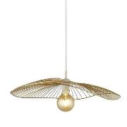 Searchlight Wave - hanglamp - 51 x 70 x 120 cm - goud