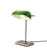 Artdelight Oxford - tafellamp - 27 x 19 x 37 cm - brons en groen