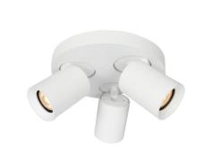 Artdelight Megano Round - opbouwspot - Ø 22 x 11,3 cm - wit