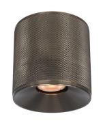 Artdelight Costa - opbouwspot - Ø 10,5 x 10 cm - licht brons