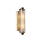 Nordlux Nimal - wandlamp - 7,8 x 12,5 x 35 cm - IP44 - goud