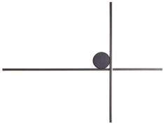 Maxlight Arne - opbouw wandlamp - 60 x 6,5 x 45 cm - 10W LED incl. - I...