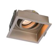 Artdelight Rex - inbouwspot - 92 x 92 mm, 86 x 86 mm inbouwmaat - cham...