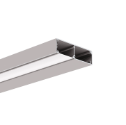 KLUS KIDES - profiel - 12,9 x 3,8 cm - geanodiseerd zilver