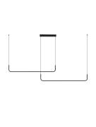 Nova Luce Strita - hanglamp -  165 x 150 x 7 cm - 42W dimbare LED incl...