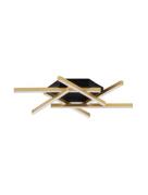 Nova Luce Antama - plafondlamp -  60 x 7,5 x 60 cm - 43W dimbare LED i...