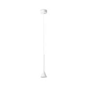 Faro Anna - hanglamp - Ø 7,2 x 26,6 cm - 4W LED incl. - wit
